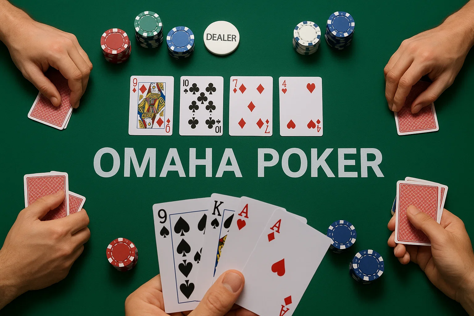 Cách Chơi Omaha Poker: Hướng Dẫn Chiến Thuật Từ Cơ Bản Đến Nâng Cao