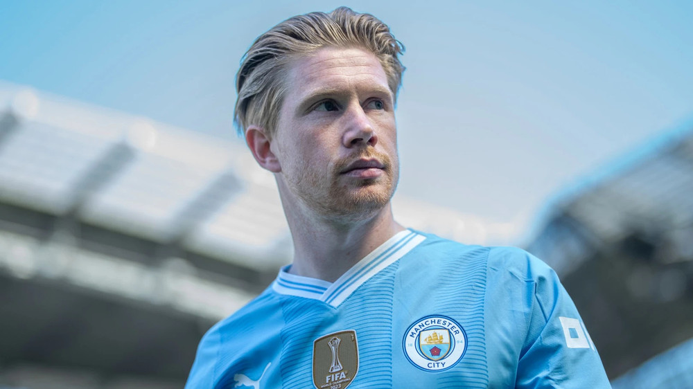 Kevin De Bruyne trong màu áo Manchester City
