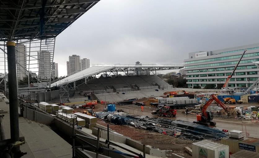 Quá trình xây dựng sân vận động Brentford