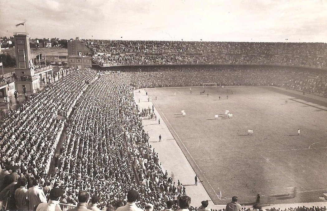 Bernabéu thời kỳ khán đài đứng
