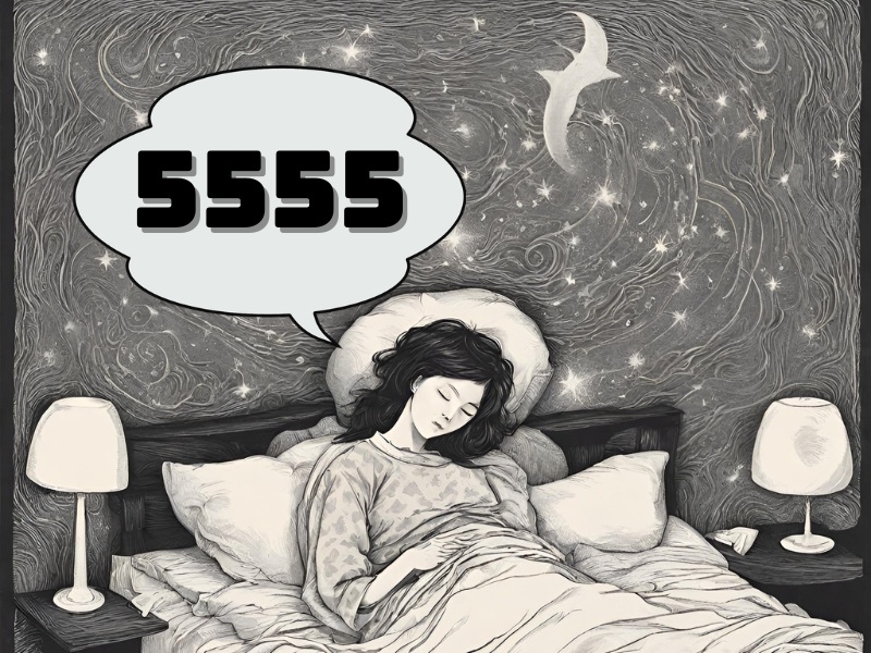 Số 5555 xuất hiện trong giấc mơ