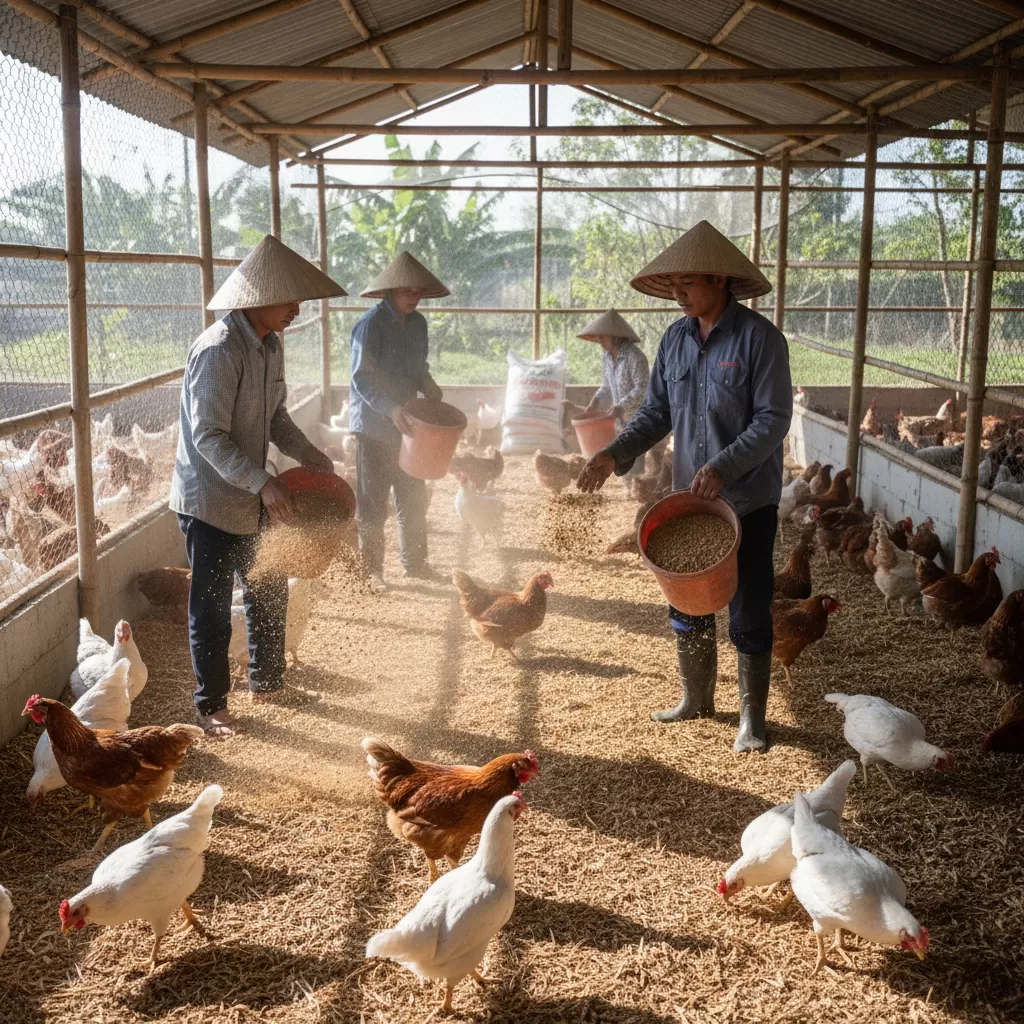 Cách giảm mùi hôi chuồng gà hiệu quả để không ảnh hưởng xung quanh