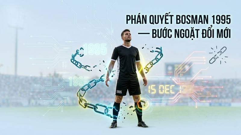 Cầu thủ tự do là gì? Free Agent và chuyển nhượng Bosman