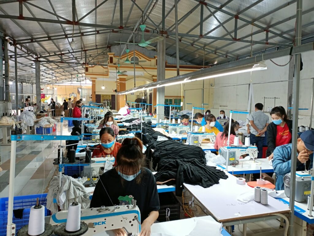 Cơ sở sản xuất của thương hiệu đồng phục blouse