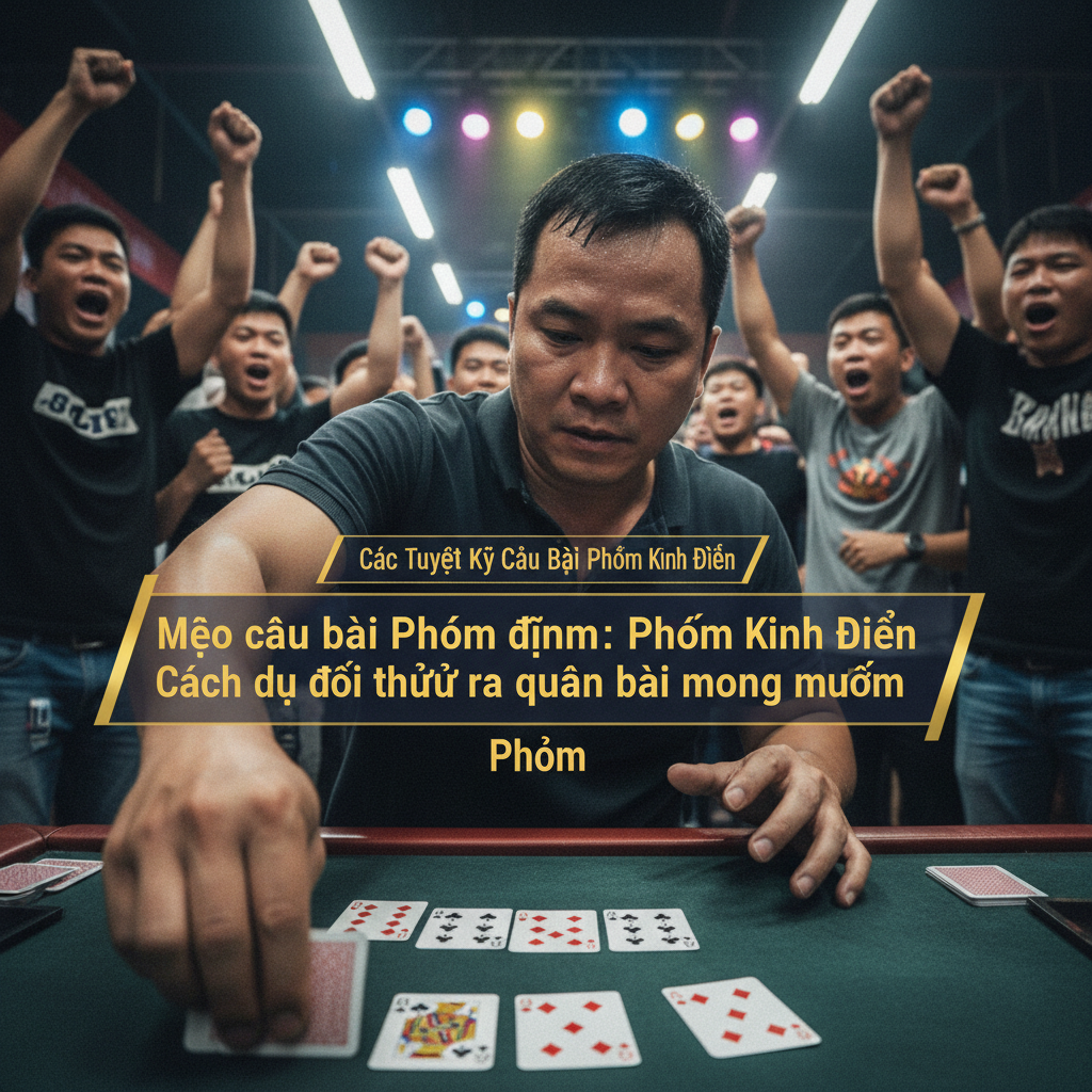 Mẹo Câu Bài Phỏm Đỉnh Cao: Dụ Đối Thủ Ra Quân Bài Mong Muốn