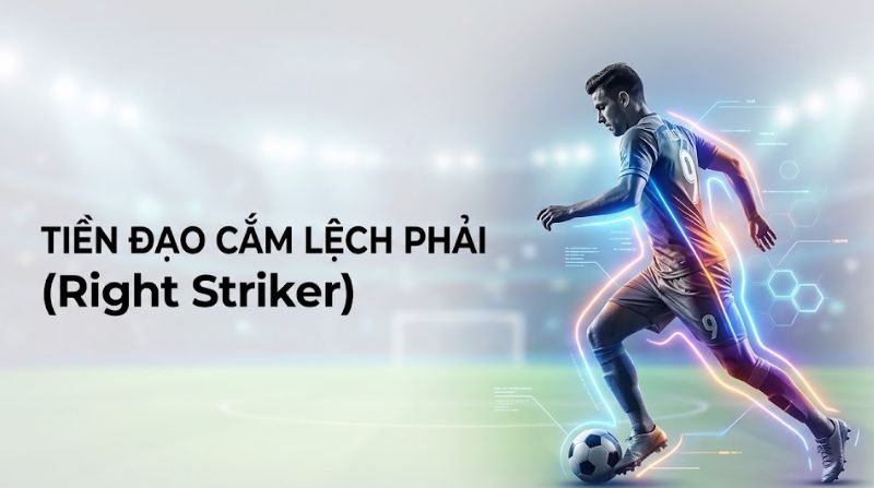 RS trong bóng đá là gì? Nhiệm vụ tiền đạo cắm lệch phải