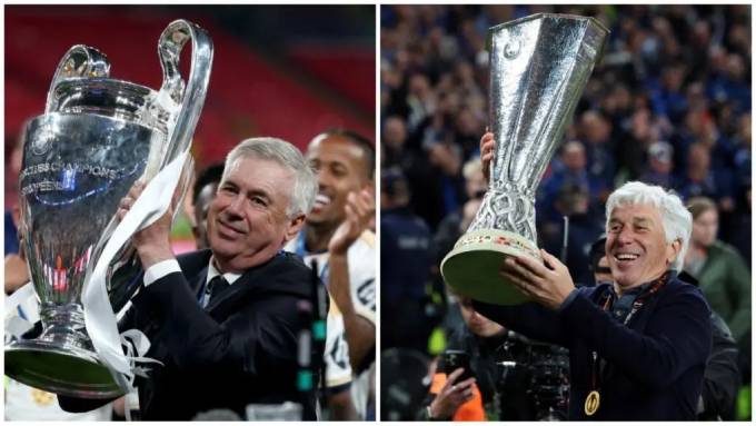 Ancelotti vs Gasperini: Đôi bạn già tranh đỉnh châu Âu - Bongdaplus.vn