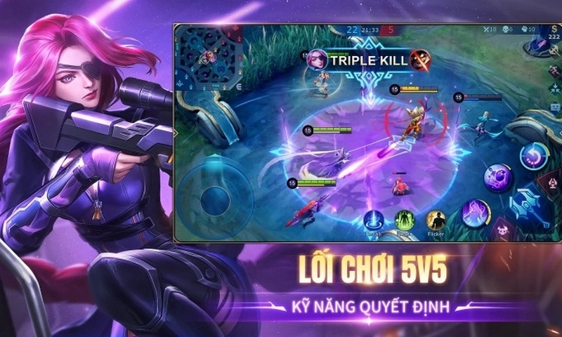 Sự phấn khích khi đạt được Triple kill trong trận đấu